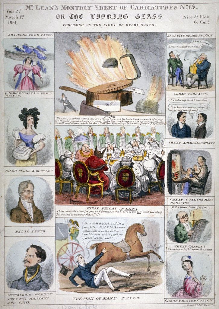 Detail of The Looking Glass by Anonymous