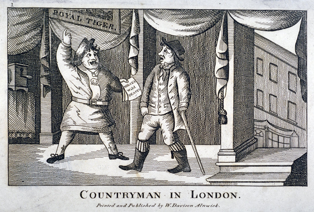 Detail of Countryman in London by Anonymous