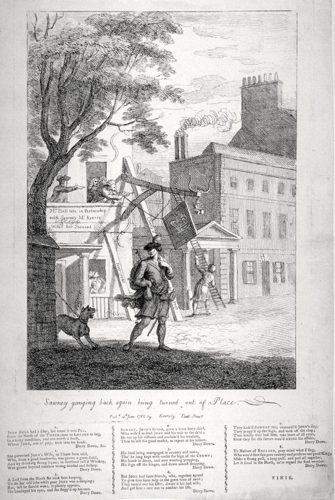 Detail of Sawney ganging back again, being turned out of place by Francesco Bartolozzi