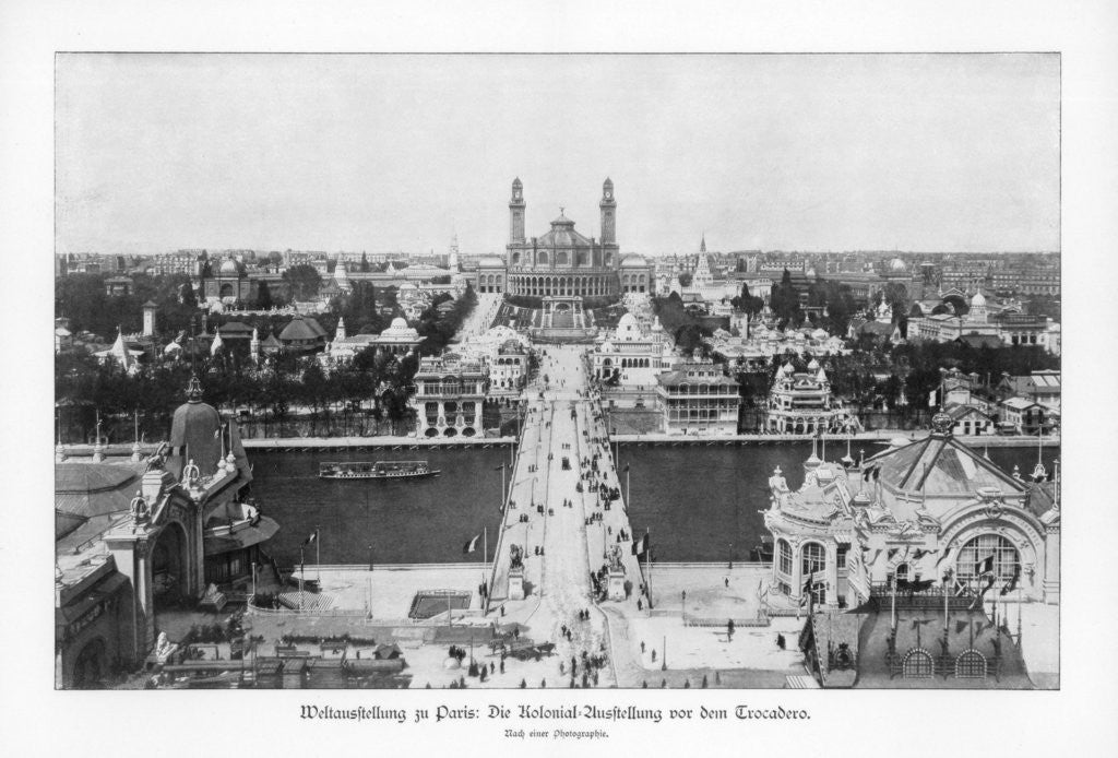 Detail of Museum of the Colonies, Trocadero, Paris World Exposition by Anonymous
