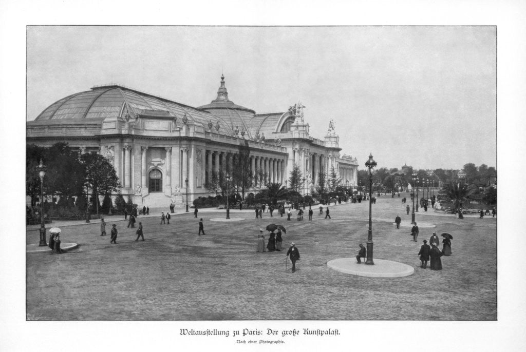 Detail of Fine Arts Palace, Paris World Exposition by Anonymous