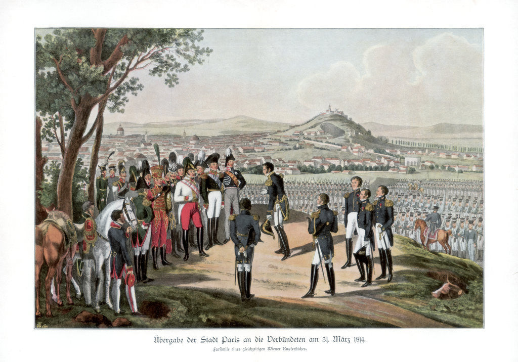 Detail of Capitulation of Paris by Anonymous