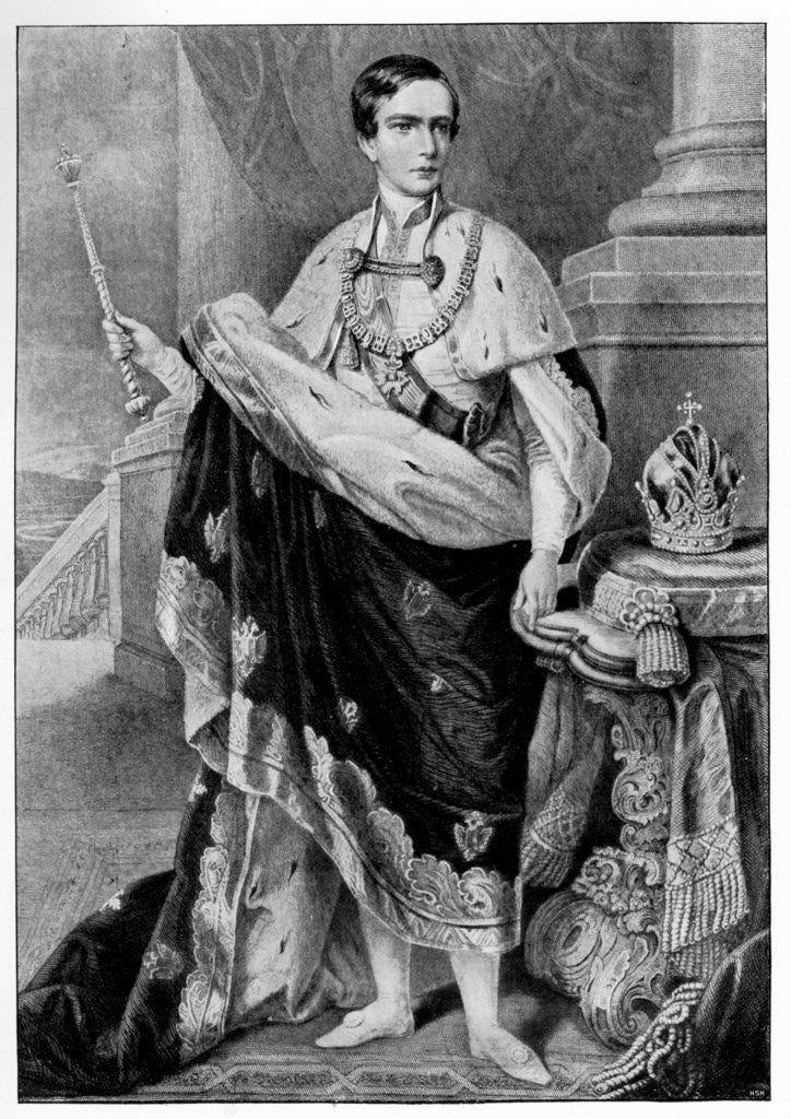 Detail of Emperor Franz Joseph I of Austria (1830-1916) by Anonymous