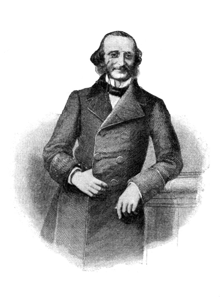 Detail of Jacques Offenbach (1819-1880), French composer by Beger
