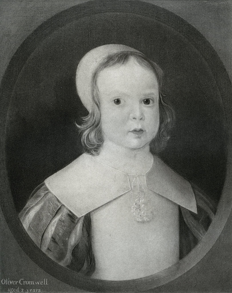 Detail of Oliver Cromwell aged two by Anonymous