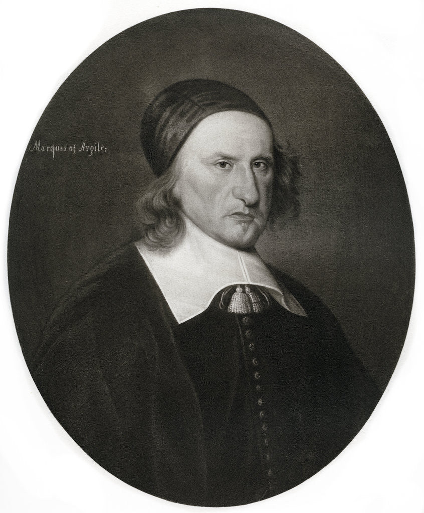 Detail of Archibald Campbell, 1st Marquess of Argyll by Anonymous