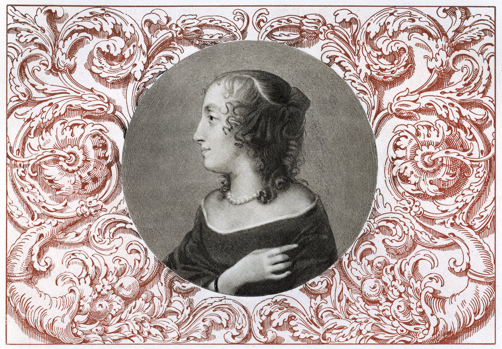 Detail of Mrs Claypole (Elizabeth Cromwell), second daughter of Oliver Cromwell by Anonymous