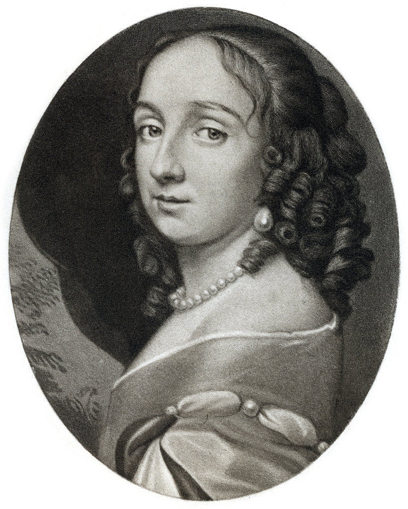 Detail of Mrs Claypole (Elizabeth Cromwell), second daughter of Oliver Cromwell by Anonymous