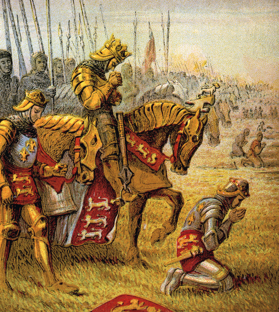 Detail of The Battle Of Agincourt by Anonymous