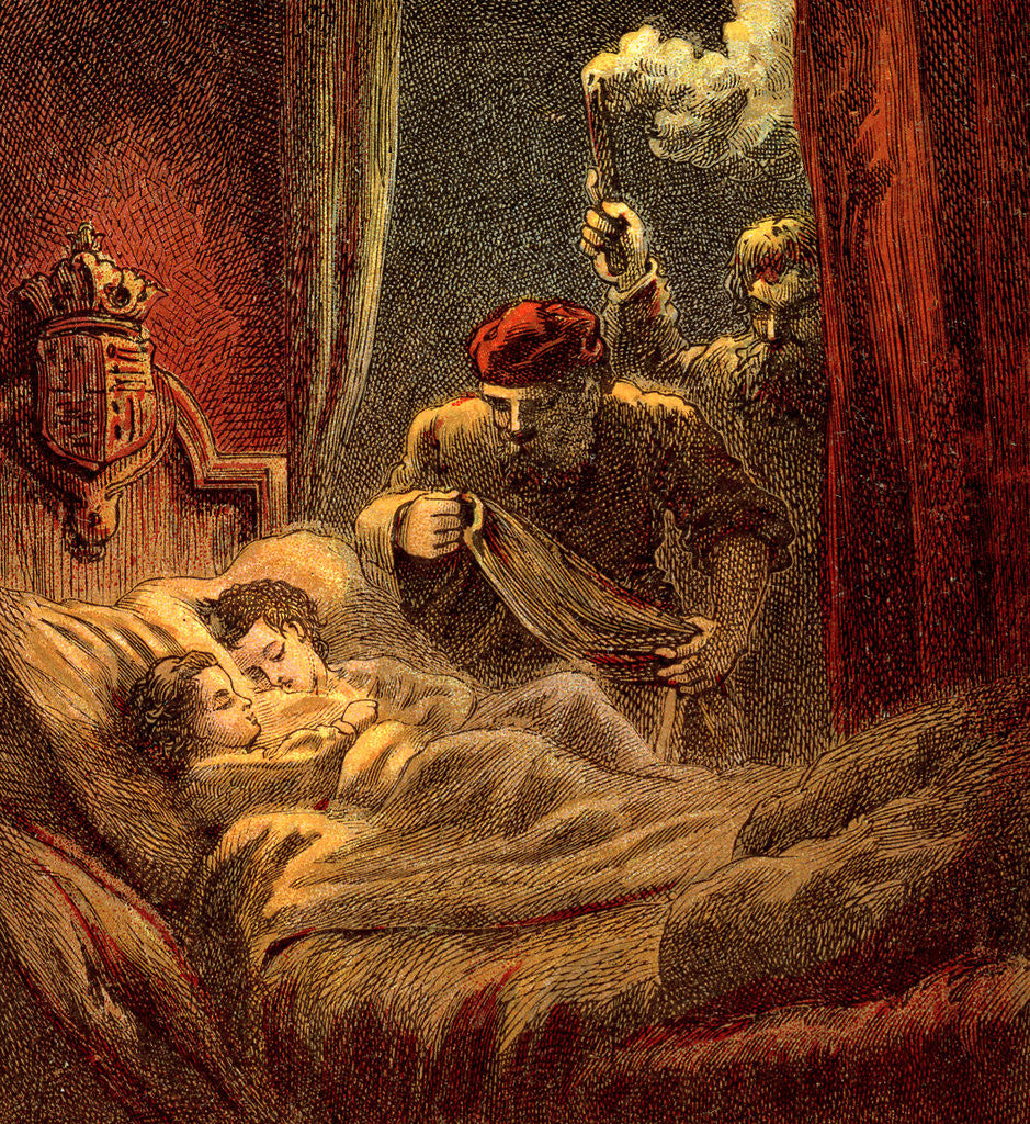 Detail of Murder Of The Little Princes by Anonymous