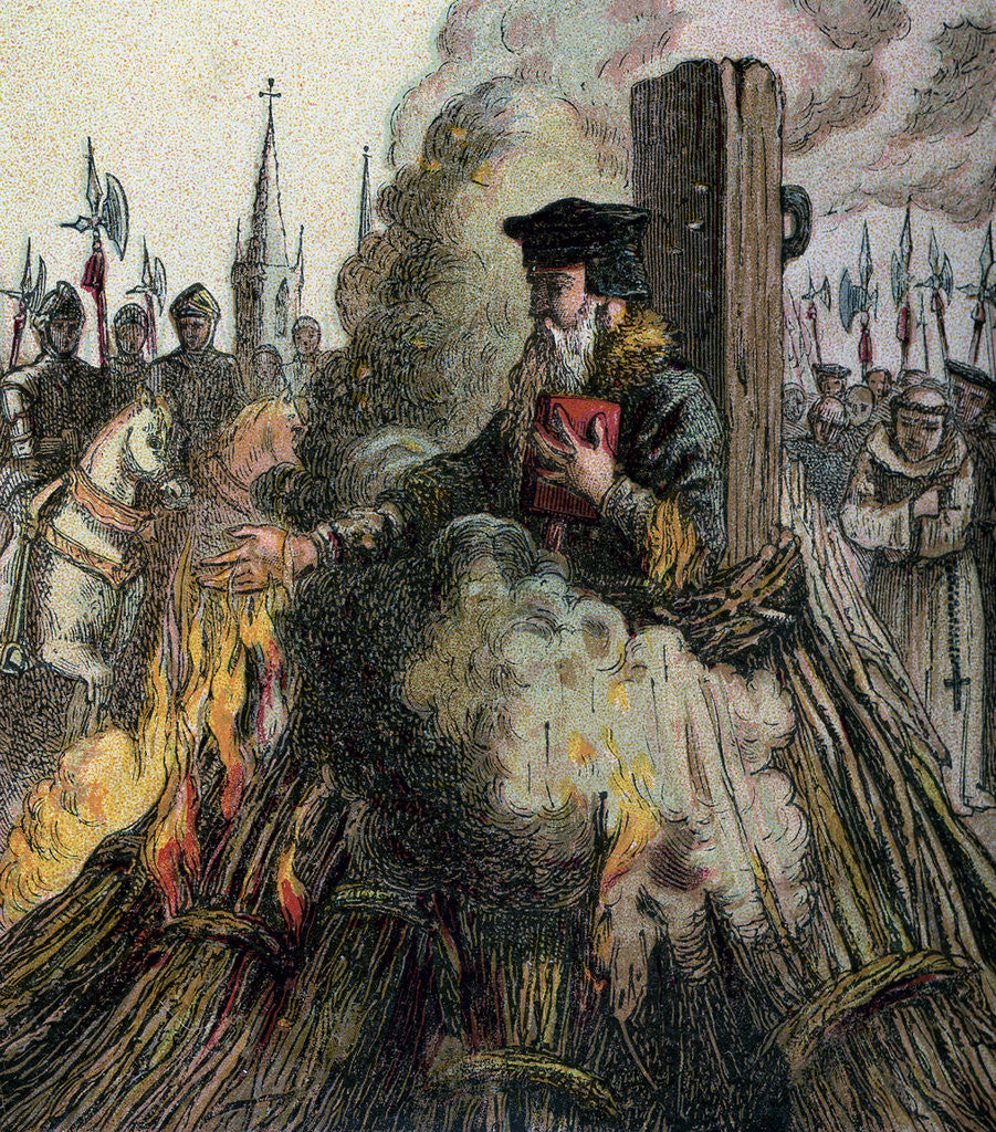 Detail of The Burning Of Cranmer by Anonymous