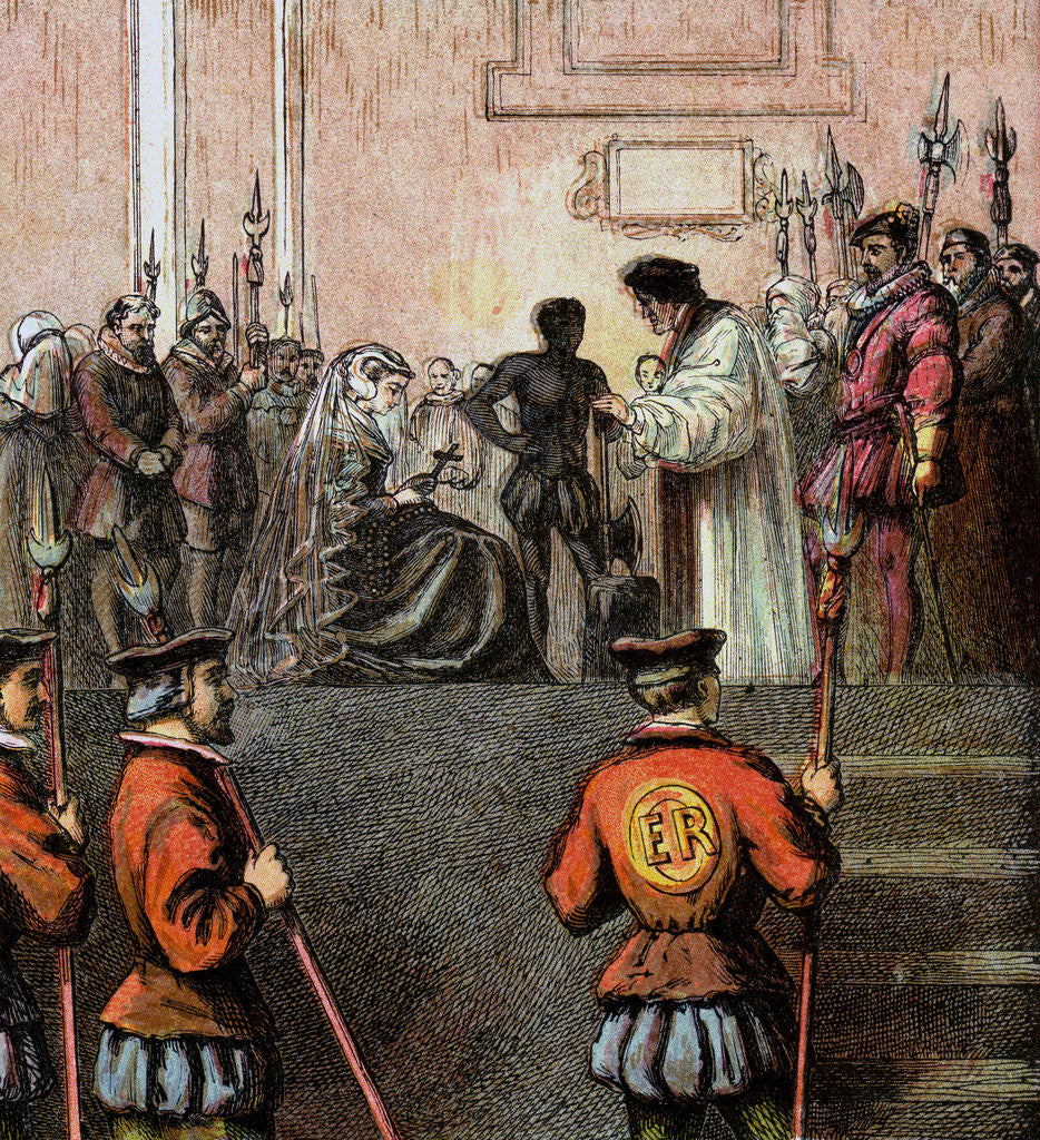 Detail of Execution Of Mary, Queen Of Scots by Anonymous
