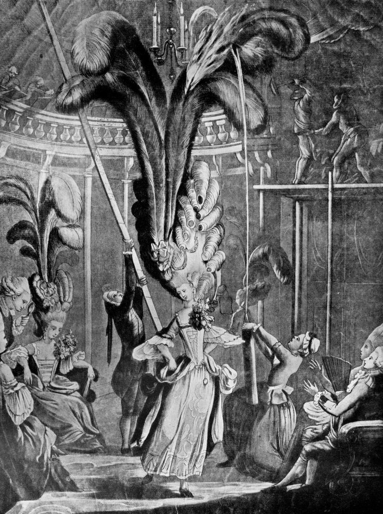 Detail of Hints to the ladies to take care of their heads by Anonymous