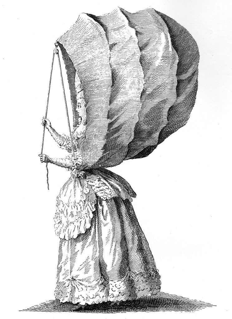 Detail of 'Miss Calash' drawn by Miss Calash by Miss Calash