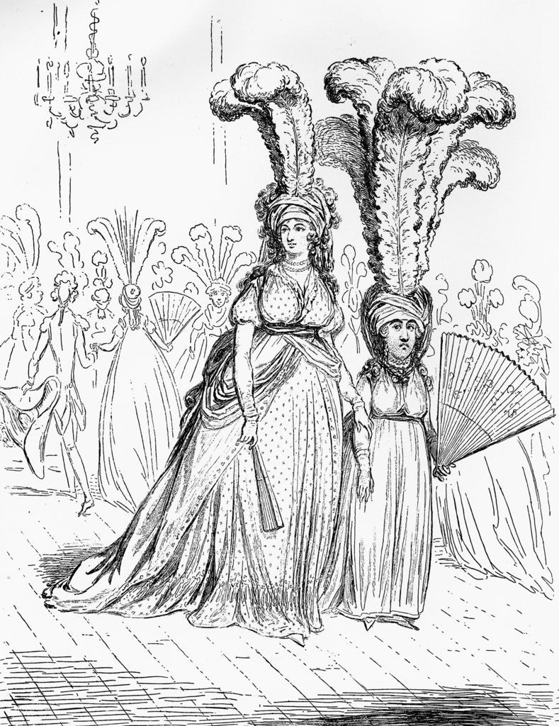 Detail of Characters in High Life... by Anonymous