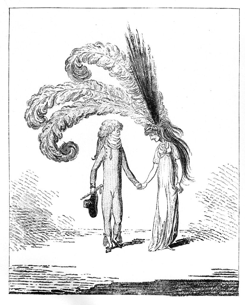 Detail of And catch the living manners as they rise by Anonymous