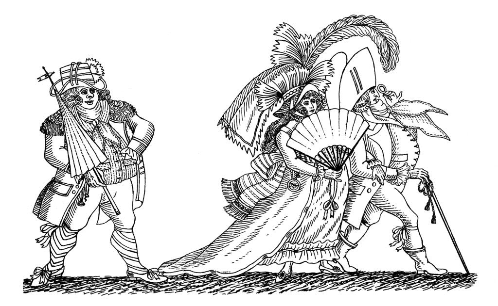 Detail of People of consequence by John O'Keeffe