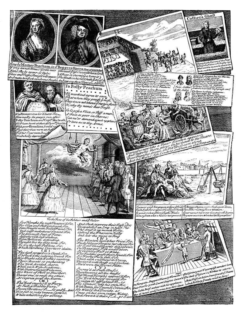 Detail of The Stage Medley by Anonymous