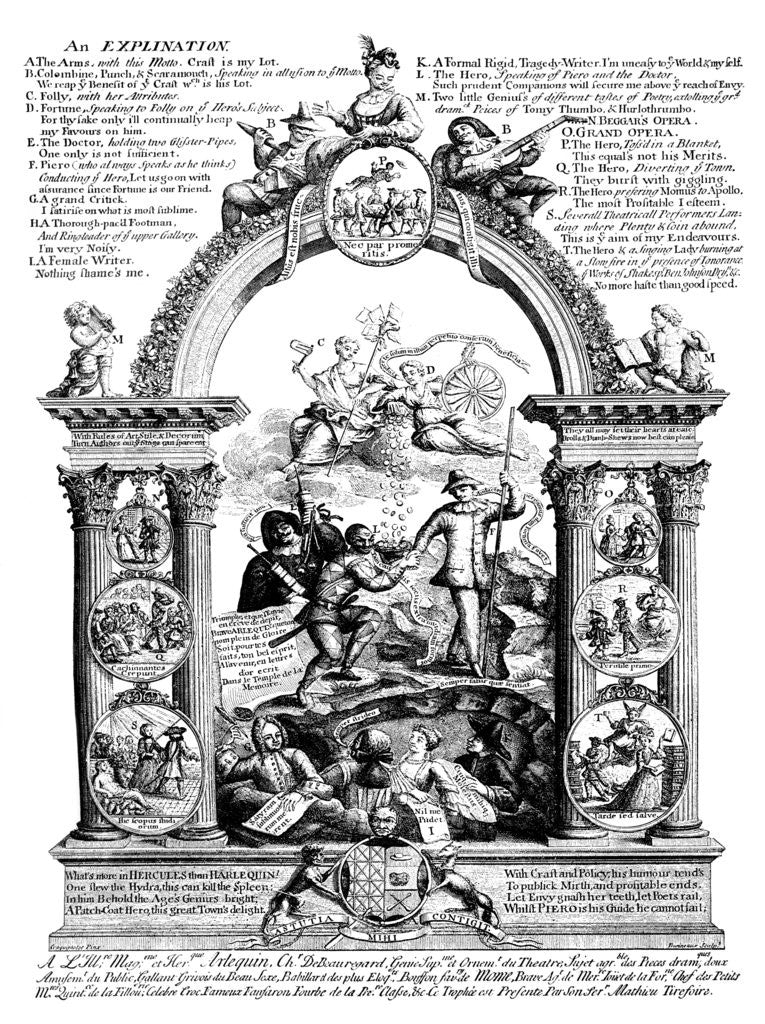 Detail of 'The Stage's Glory' by Anonymous