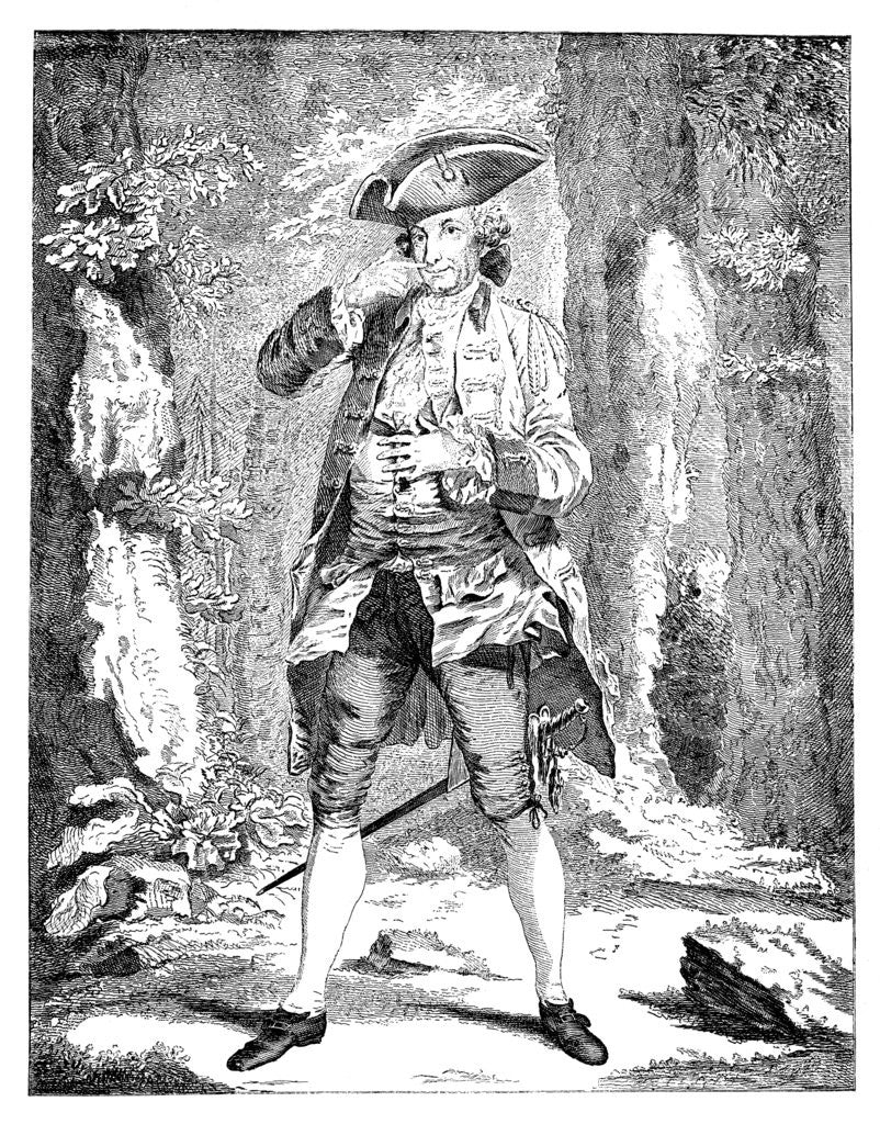 Detail of Mr Woodward in the character of Mercutio by Anonymous