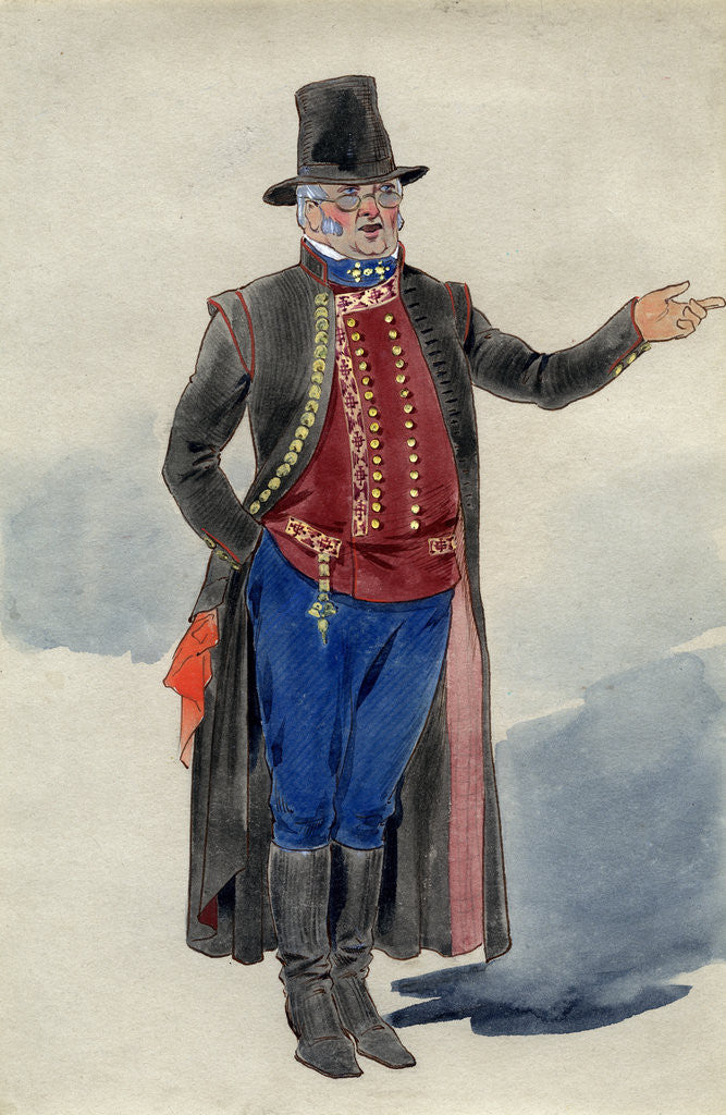 Detail of Costume design for Dear Little Denmark, Prince of Wales Theatre by Anonymous