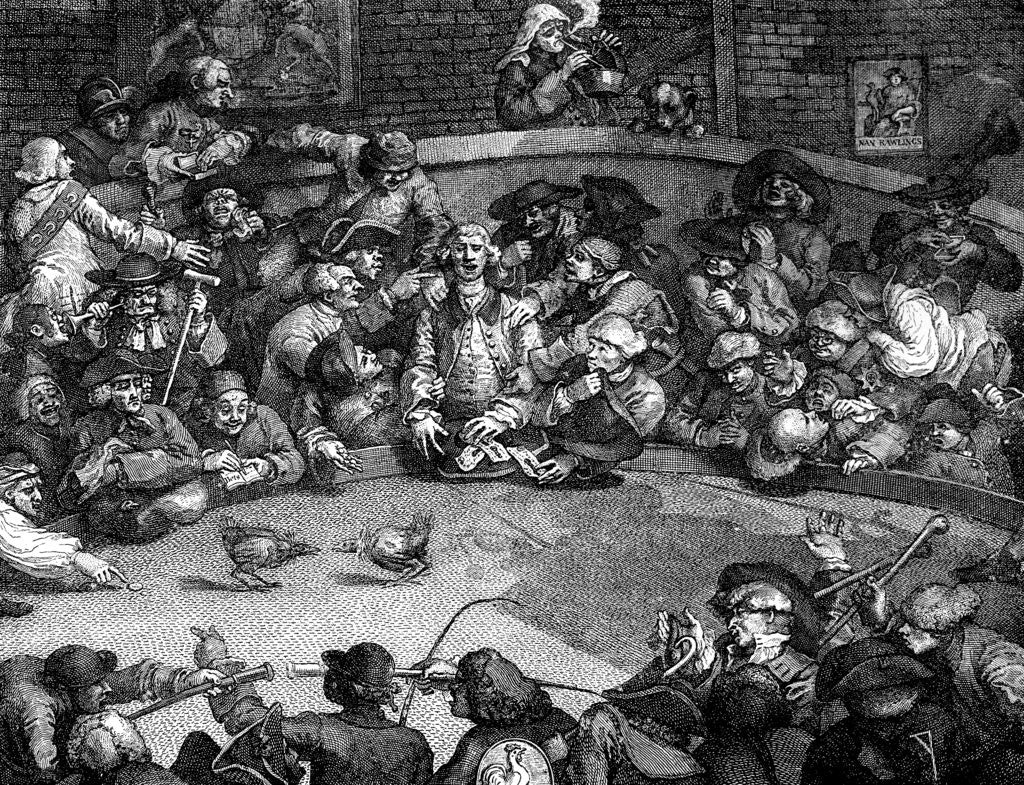 Detail of The Cock-pit by William Hogarth