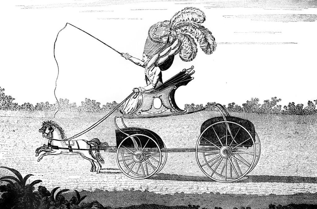 Detail of Phaetona, or Modern Female Taste by Colley