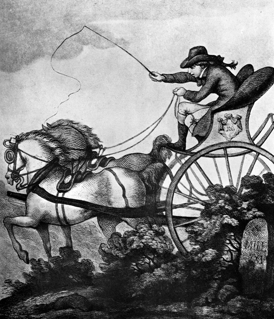 Detail of Sir Gregory Gigg by Henry William Bunbury