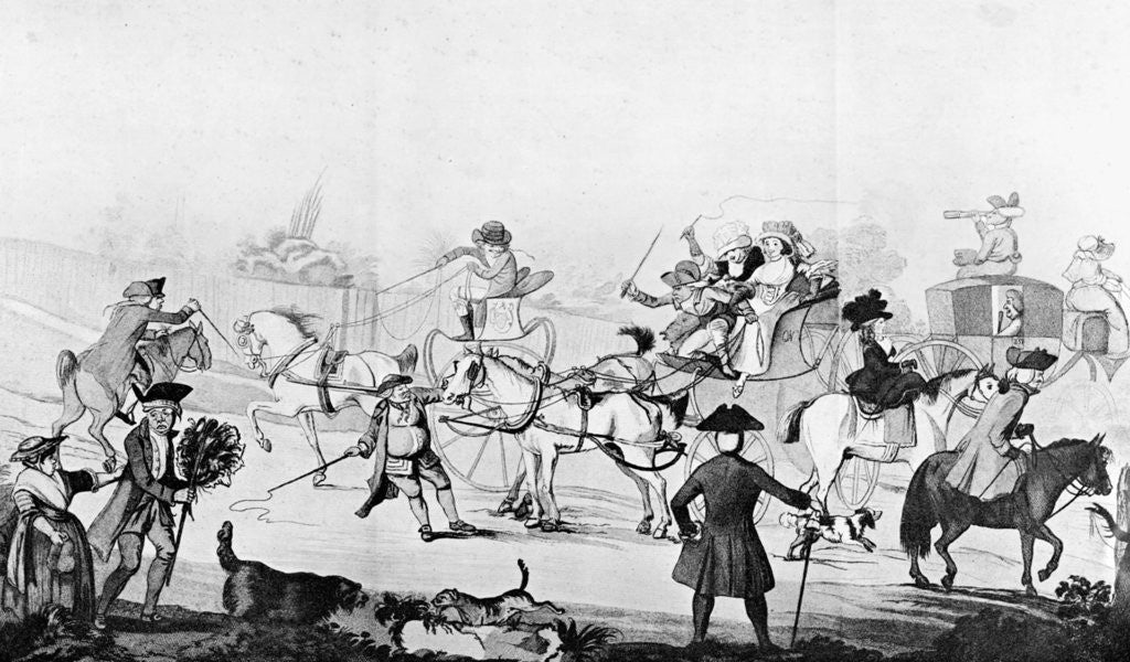 Detail of Richmond Hill by W Dickinson