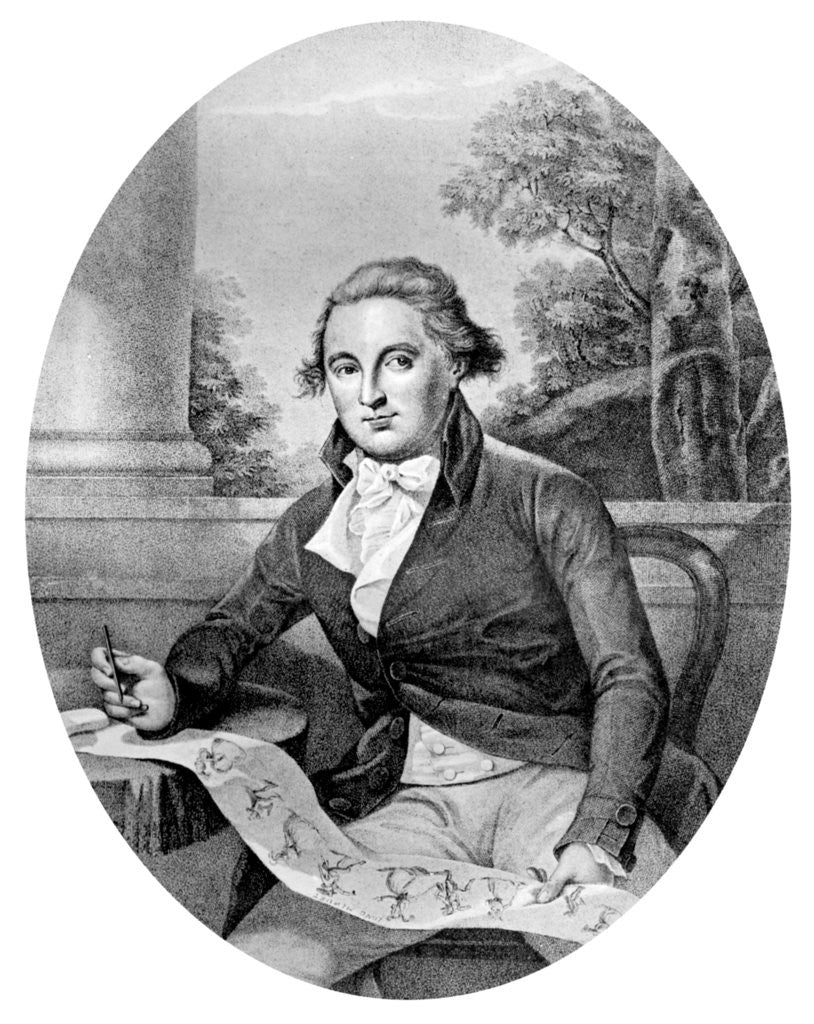 Detail of Henry Bunbury Esq by Thomas Ryder