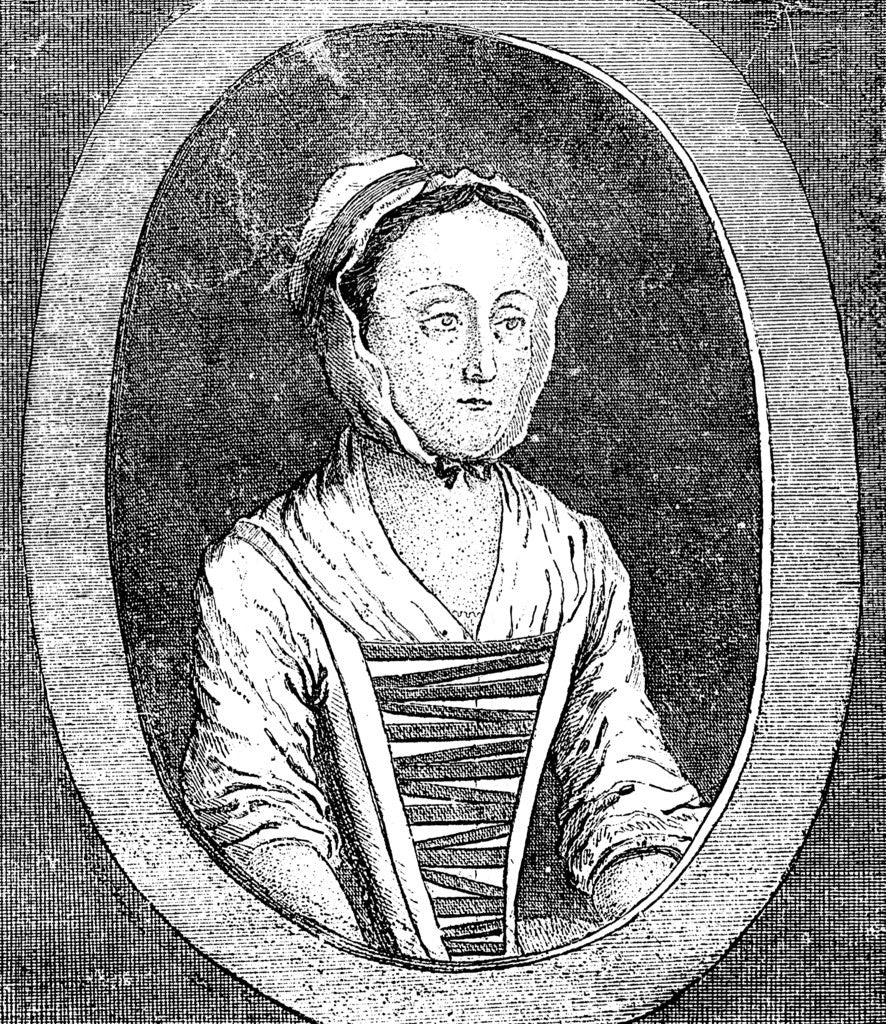 Detail of Eliza Canning from the Life by Anonymous