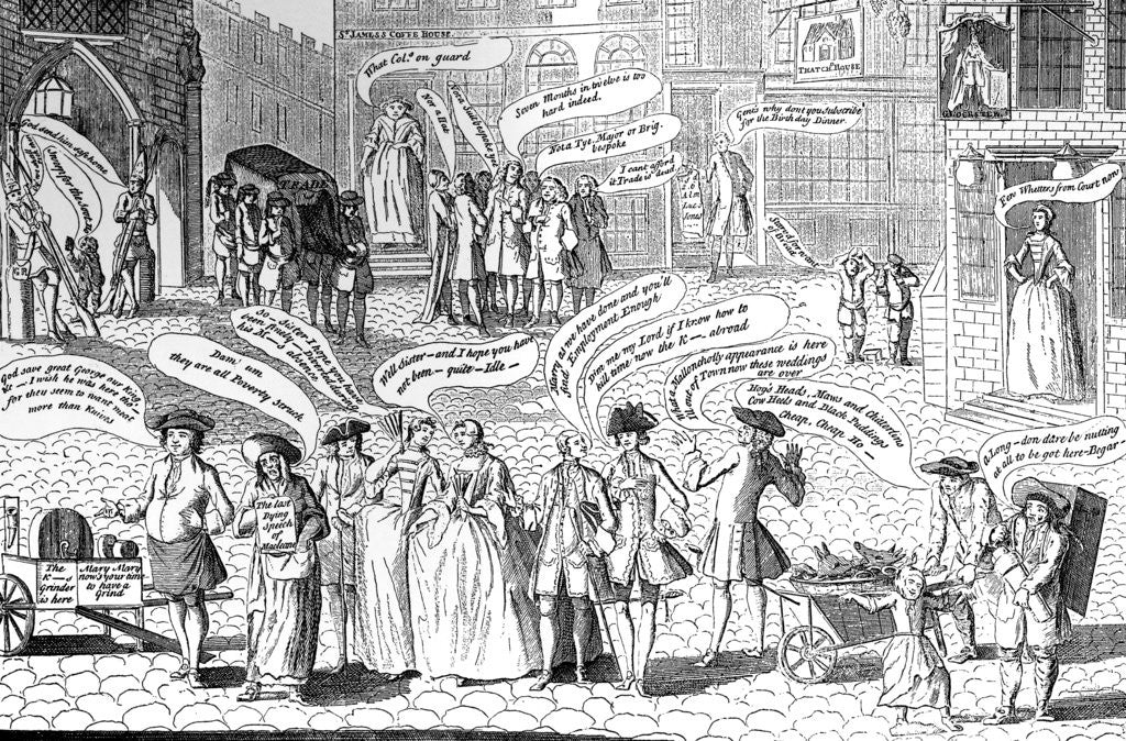 Detail of St James's in October... by Anonymous