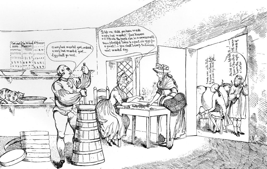 Detail of Summer Amusement at Farmer G----'s near Windsor by Anonymous