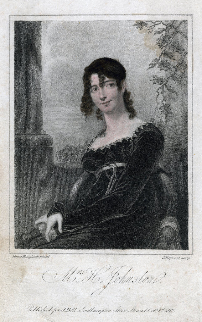 Detail of Mrs H Johnston by J Hopwood