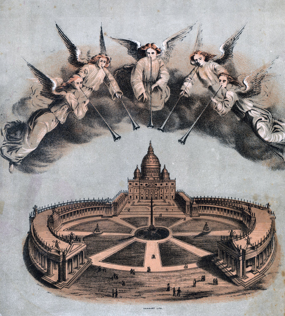 Detail of The Silver Trumpets by Hanhart
