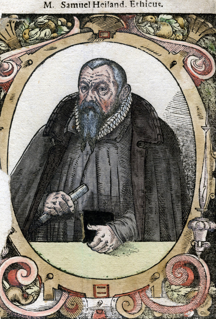 Detail of M Samuel Heiland, Ethicus by Anonymous