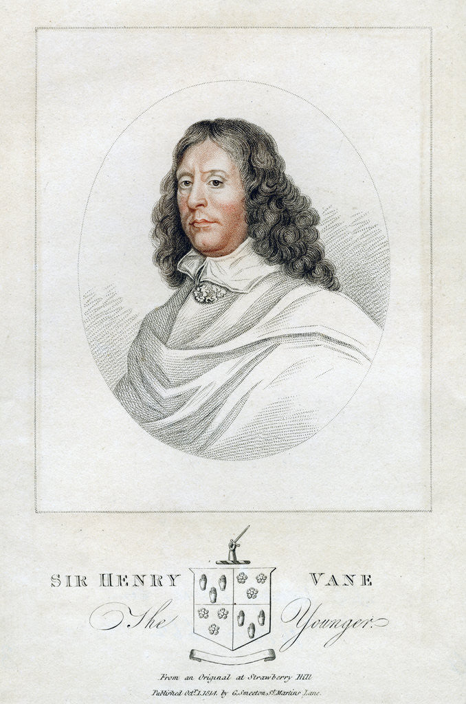 Detail of 'Henry Vane the Younger', statesman and Member of Parliament by Anonymous