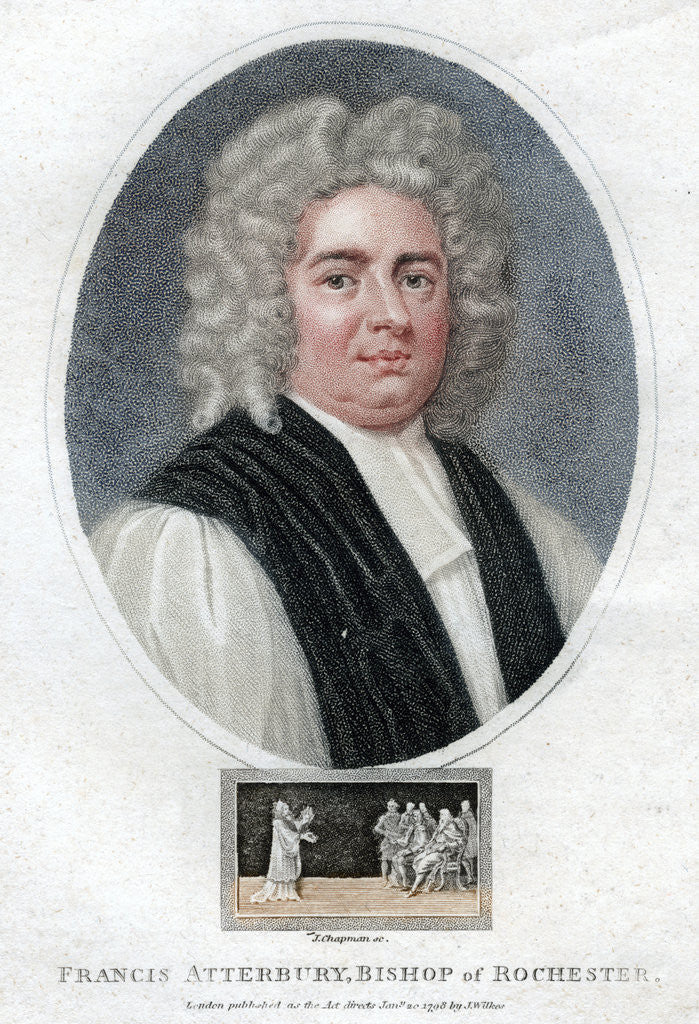 Detail of 'Francis Atterbury', English man of letters, politician and bishop by J Chapman