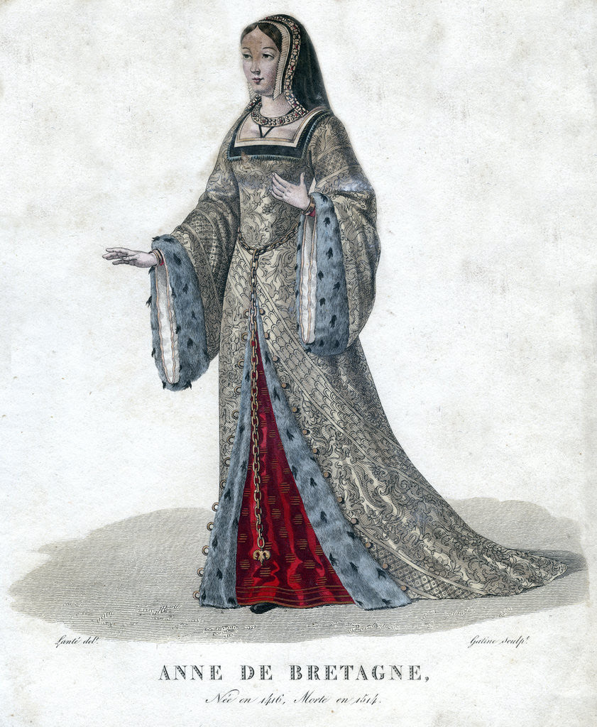 Detail of Anne de Bretagne by Gatine