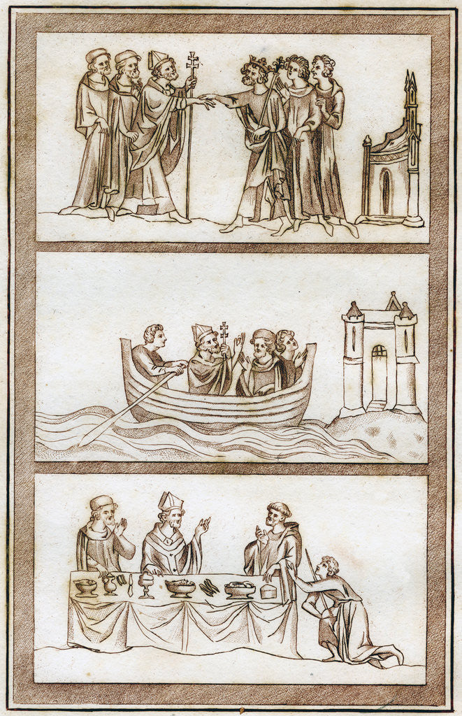 Detail of The Life of Thomas Becket by Joseph Strutt