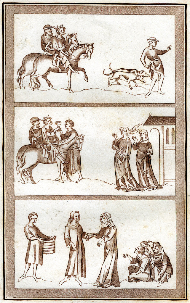 Detail of The Life of Thomas Becket by Joseph Strutt