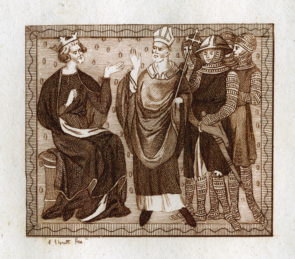 Detail of The Life of Thomas Becket by Joseph Strutt