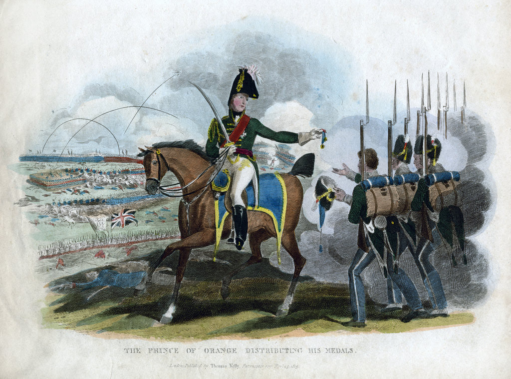 Detail of The Prince of Orange Distributing His Medals by Anonymous