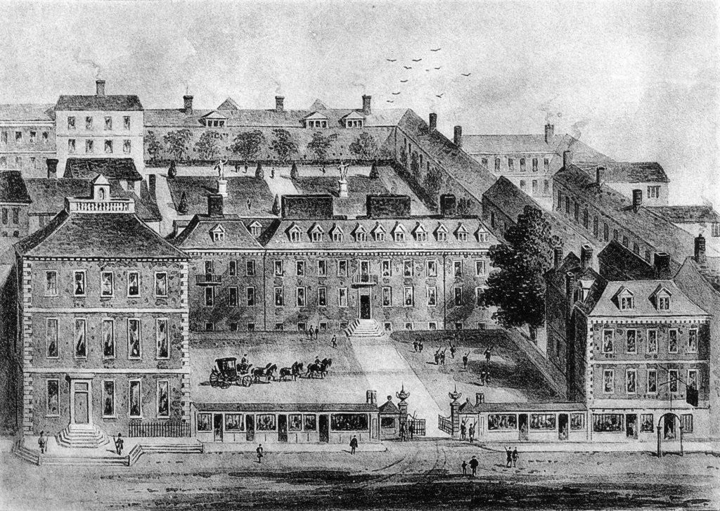 Detail of Leicester House, Leicester Fields by Anonymous