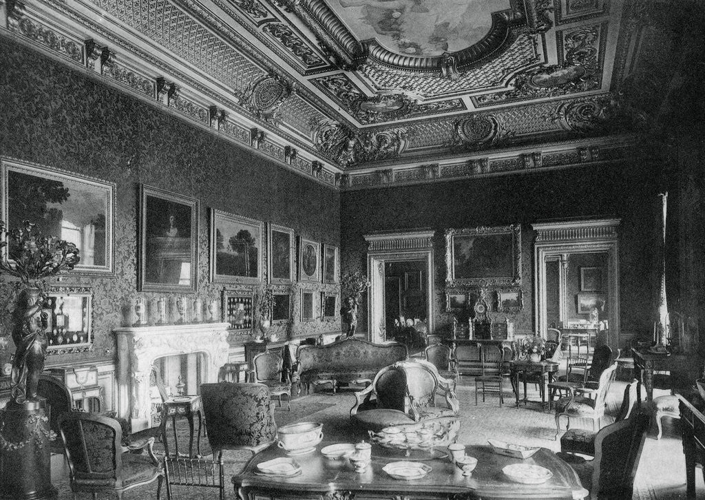 Detail of The drawing-room, Montagu House by J Russell & Sons