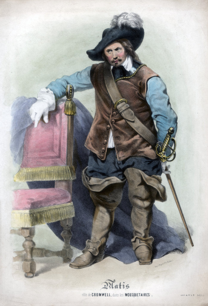 Detail of The part of Cromwell, in the Musketeers by Matis