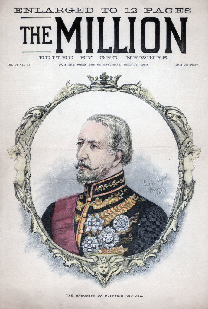 Detail of The Marquess of Dufferin and Ava by Anonymous