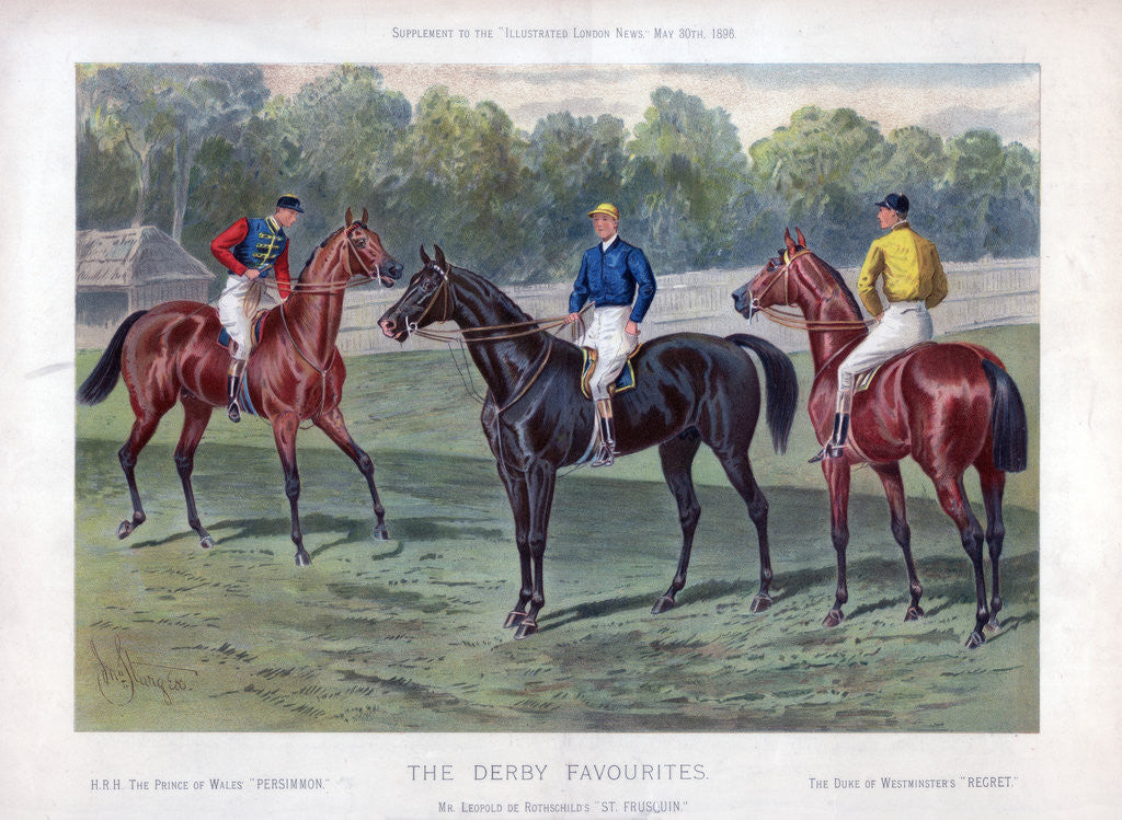 Detail of The Derby Favourites by John Sturgess