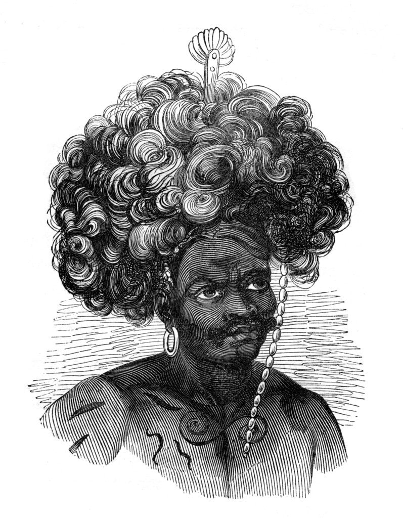 Detail of Native of the Papua Islands by Anonymous