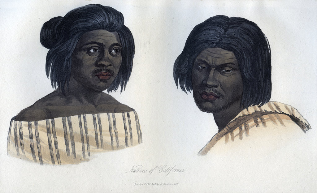 Detail of Natives of California by Anonymous